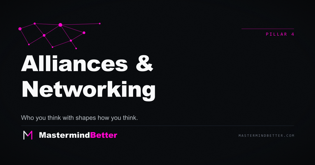 Alliances & Networking hero — Mastermind Better