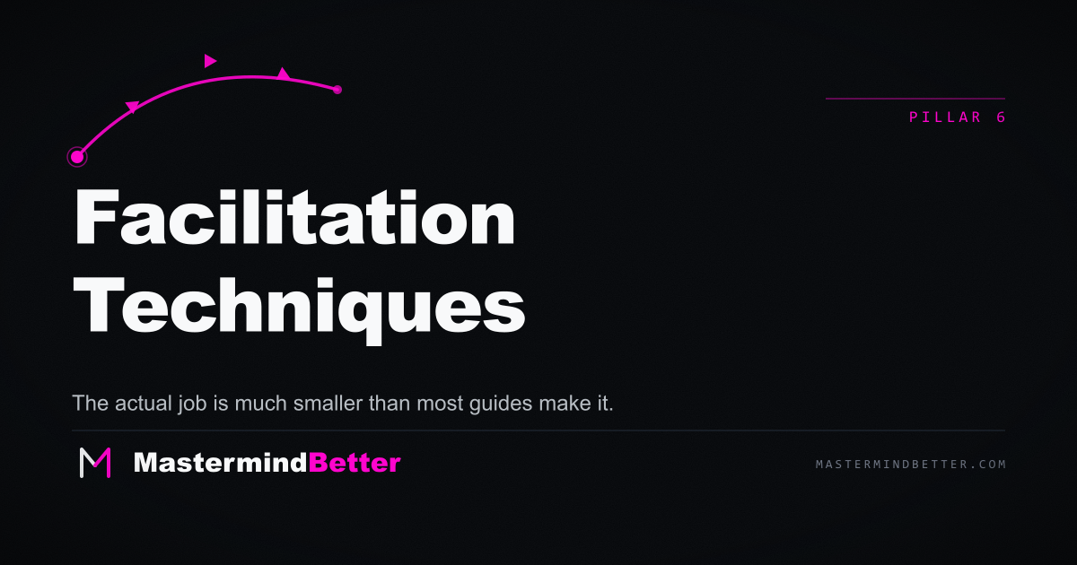 Facilitation Techniques hero — Mastermind Better