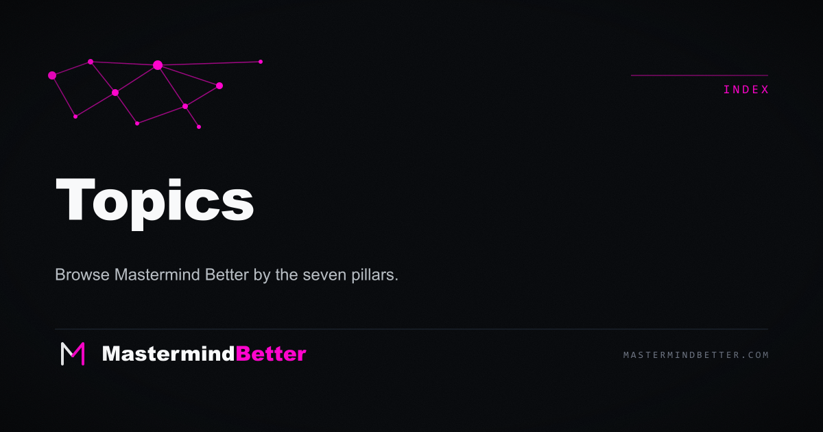 Topics — Mastermind Better